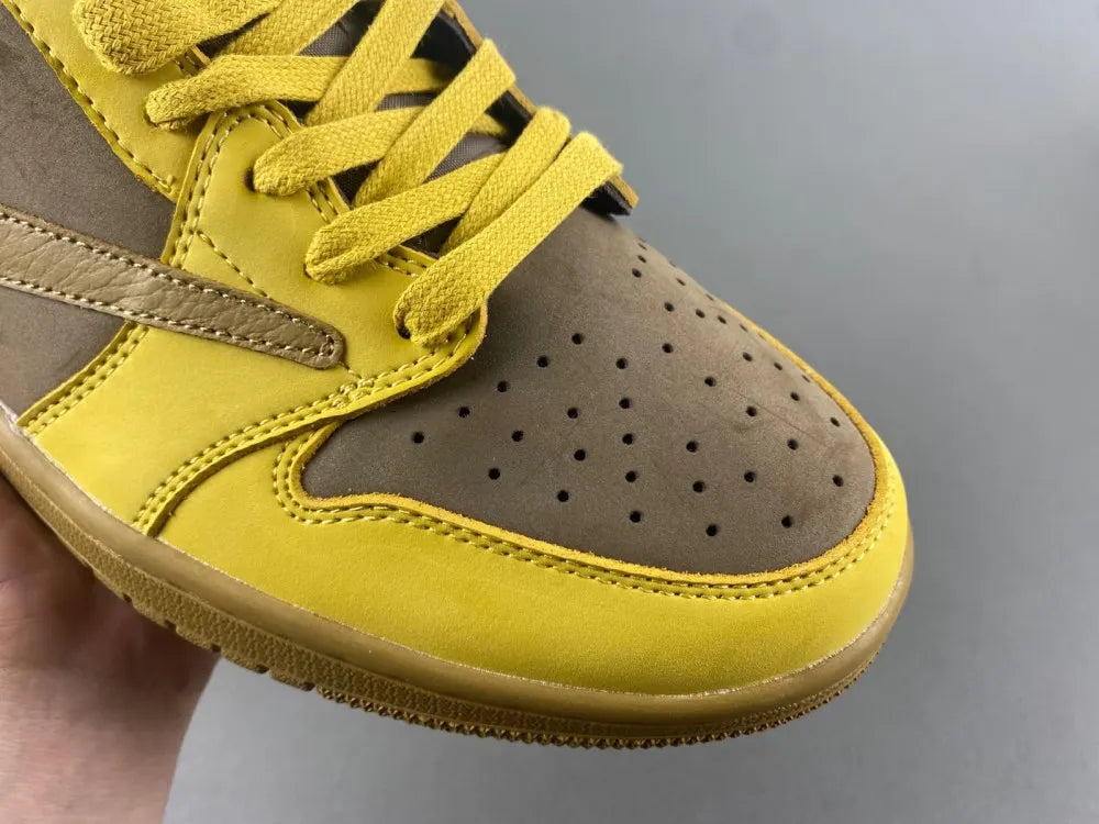 Travis Scott Olive Yellow - Hình 12