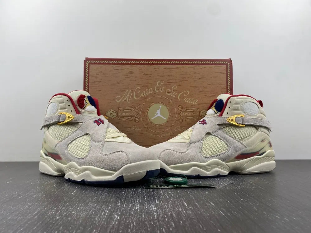 Air Jordan 8 Retro OVO Cream - Hình 5