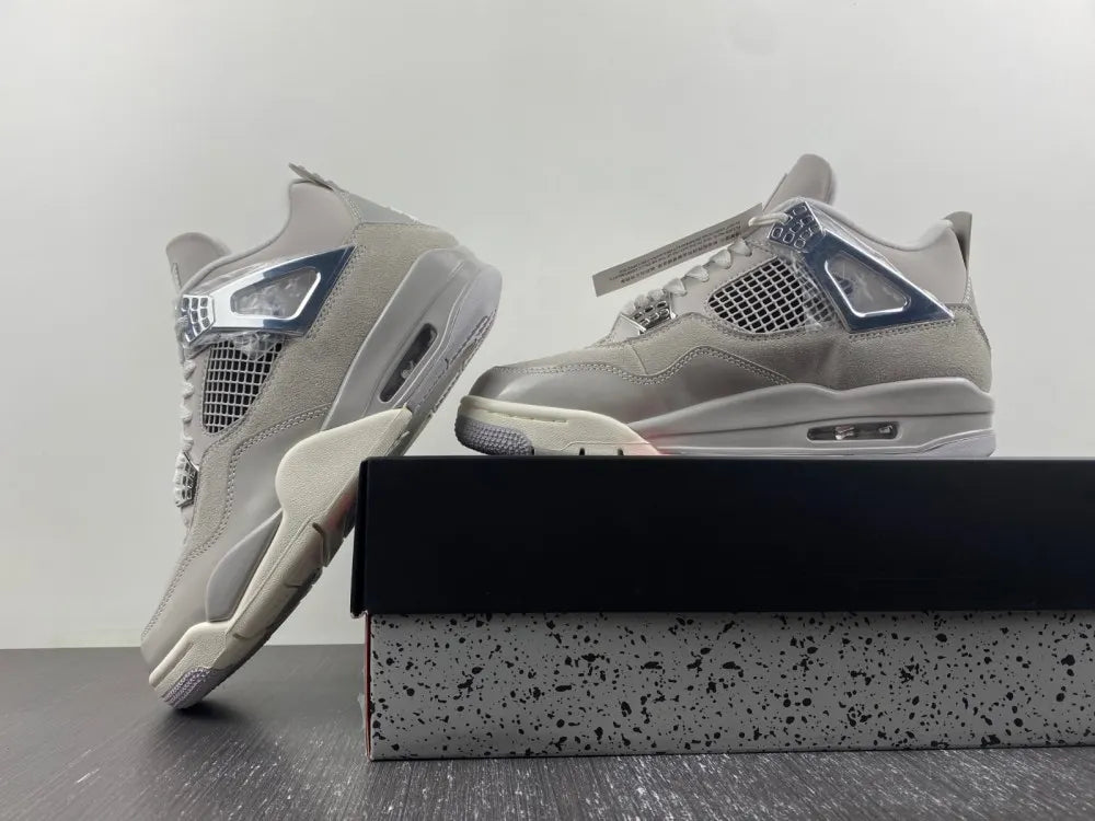 Air Jordan 4 Retro Metallic Silver - Hình 4