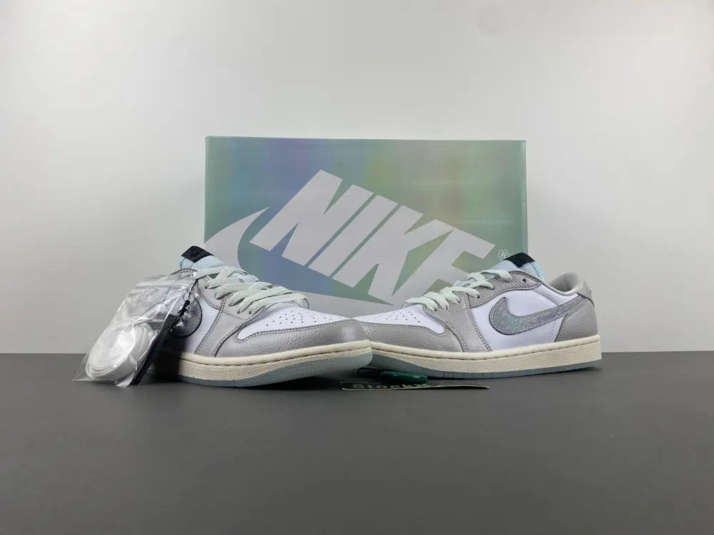 Air Jordan 1 Grey Iridescent - Hình 3
