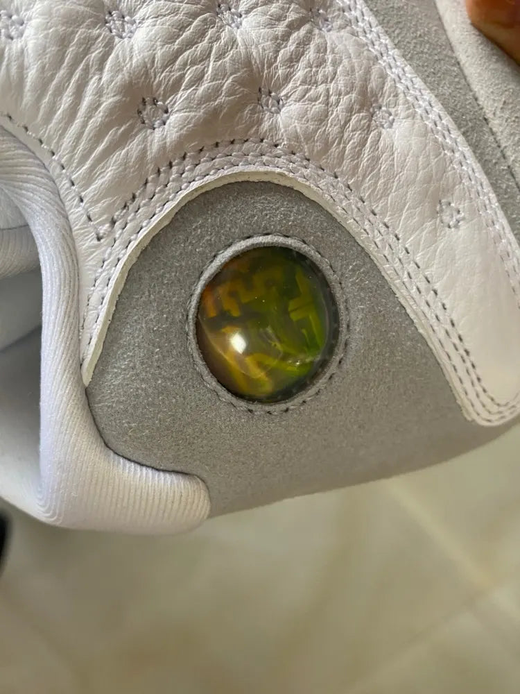 retro Air Jordan 13 White Grey - Hình 20