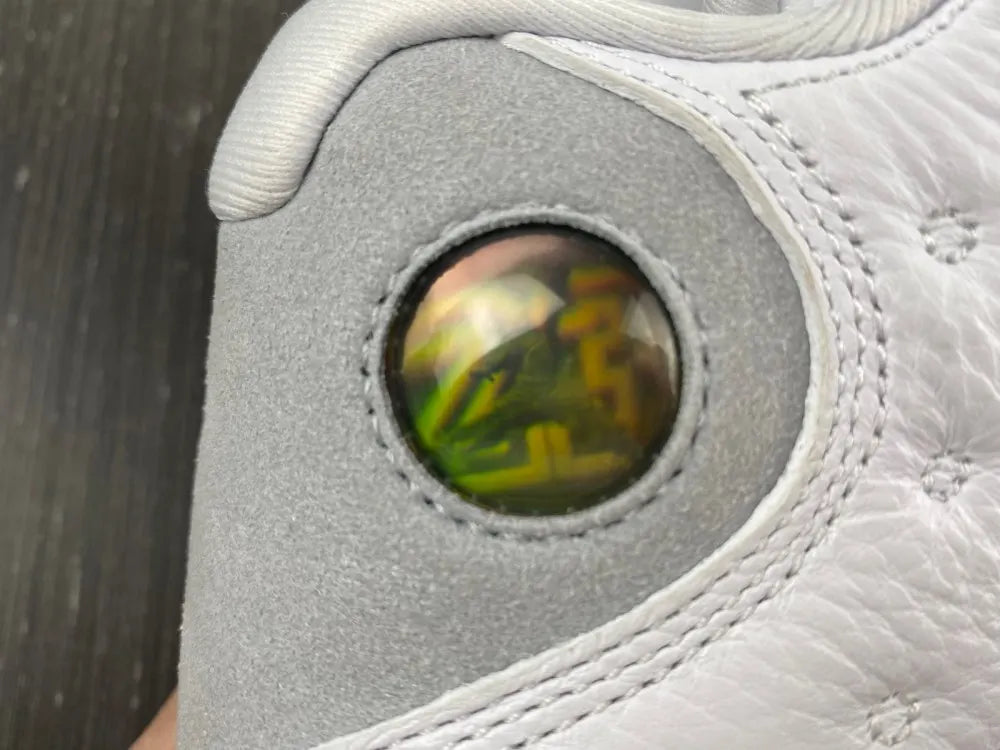 retro Air Jordan 13 White Grey - Hình 12