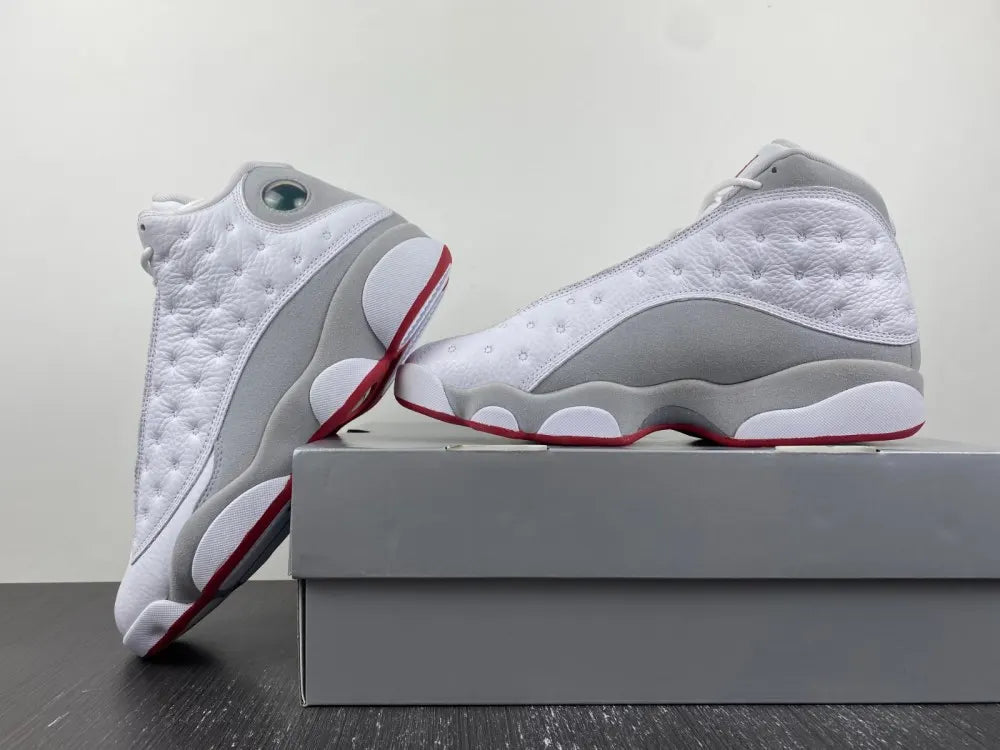 retro Air Jordan 13 White Grey - Hình 7