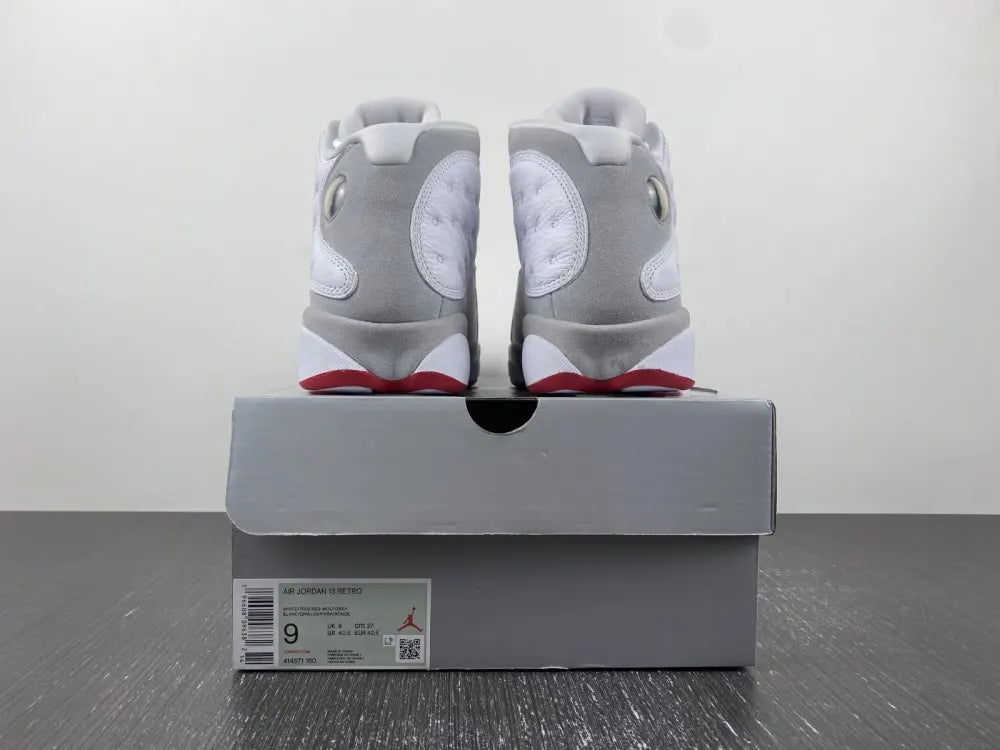 retro Air Jordan 13 White Grey - Hình 5