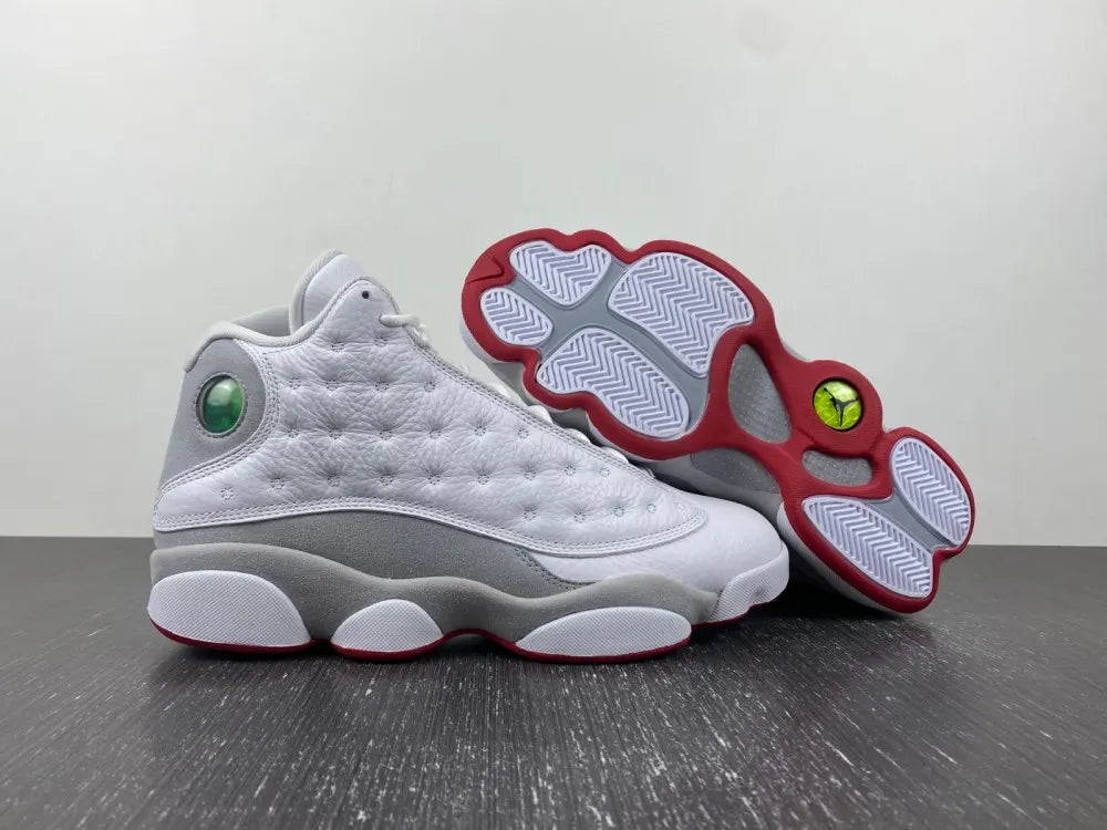retro Air Jordan 13 White Grey