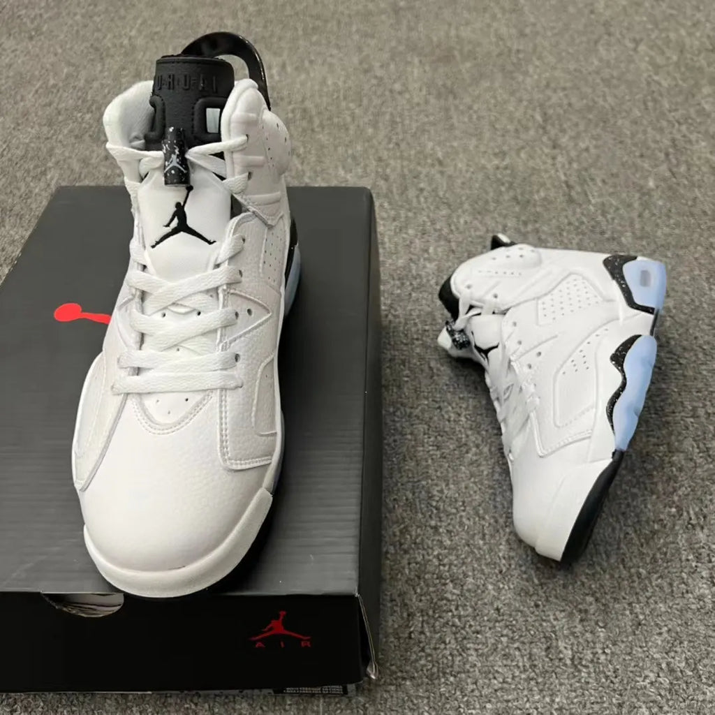 Air Jordan 6 White Black - Hình 6