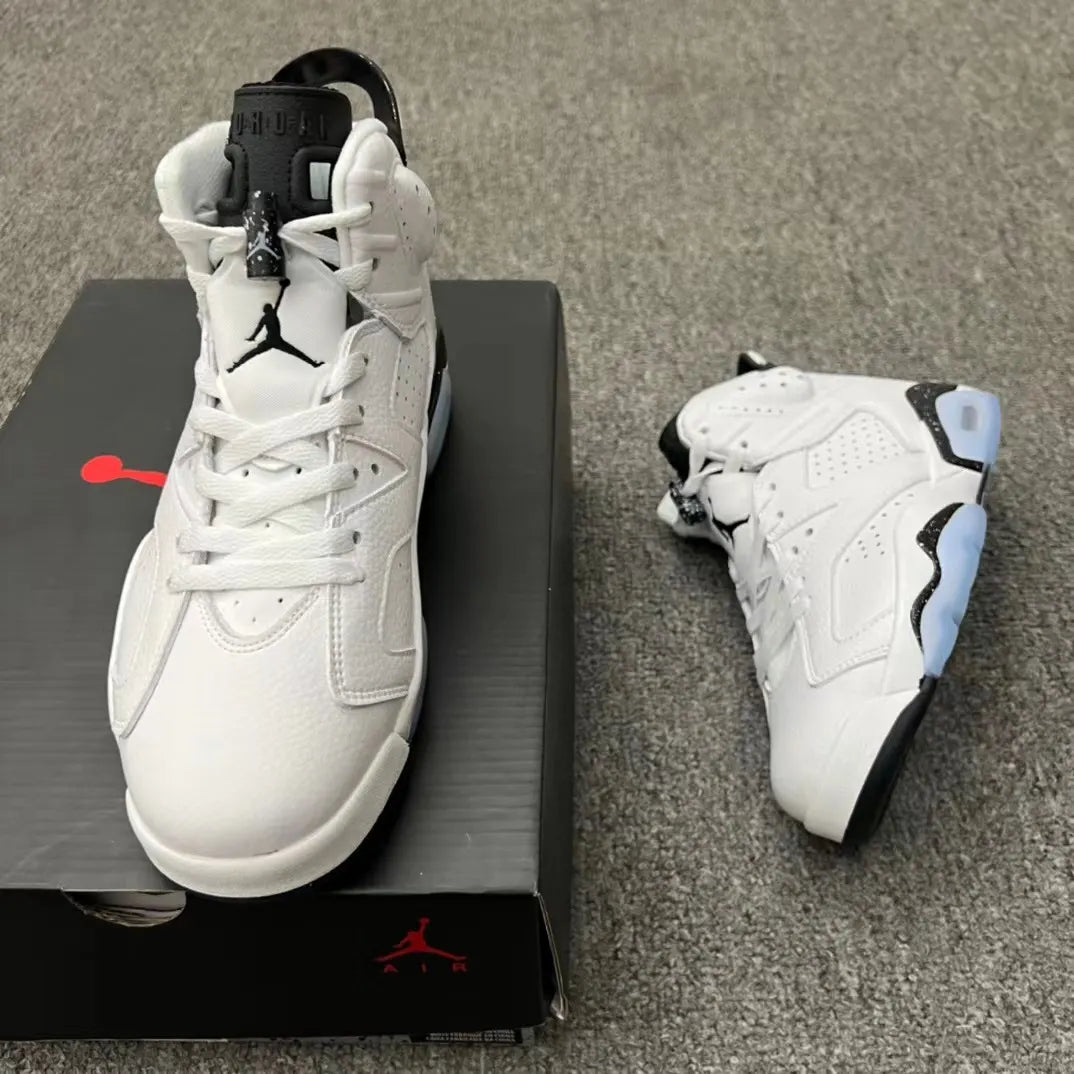 Air Jordan 6 White Black - Hình 6