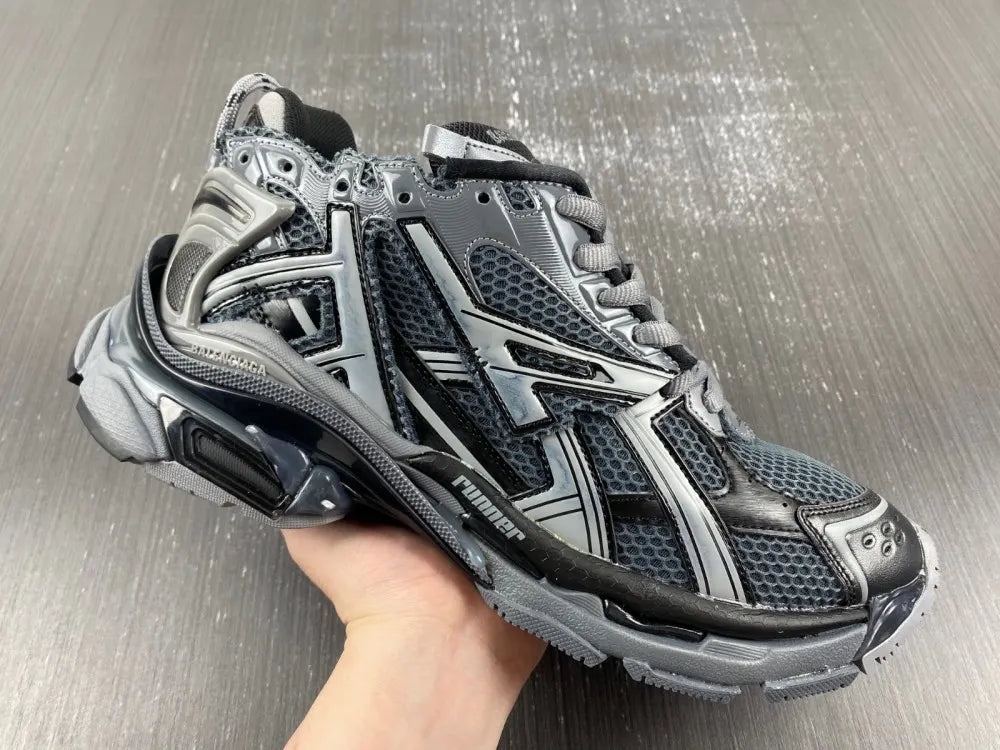 Balenciaga Runner Grey Knit - Hình 7