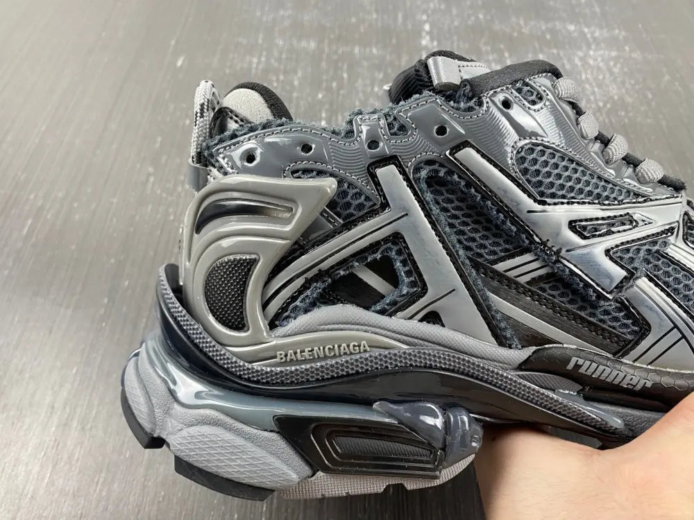 Balenciaga Runner Grey Knit - Hình 9