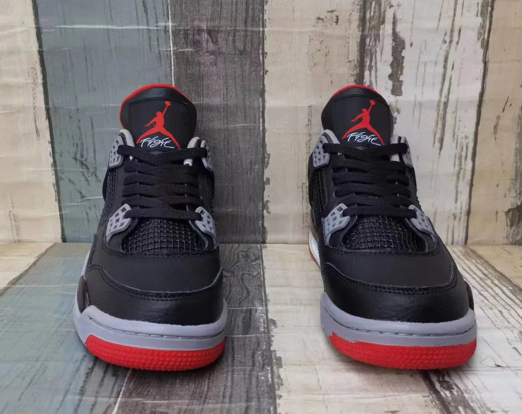 classic Air Jordan 4 Retro Black Red