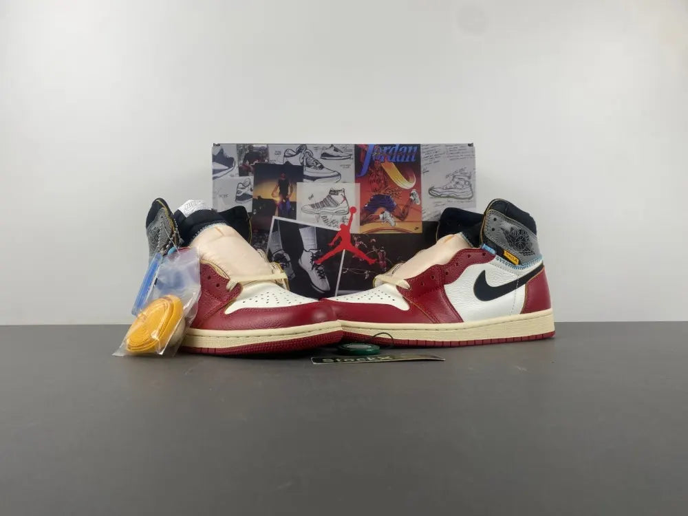 Air Jordan 1 Union LA Red - Hình 14