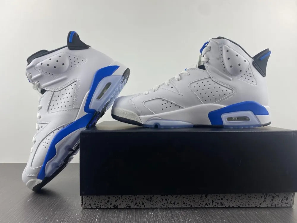 Air Jordan 6 White Blue - Hình 13