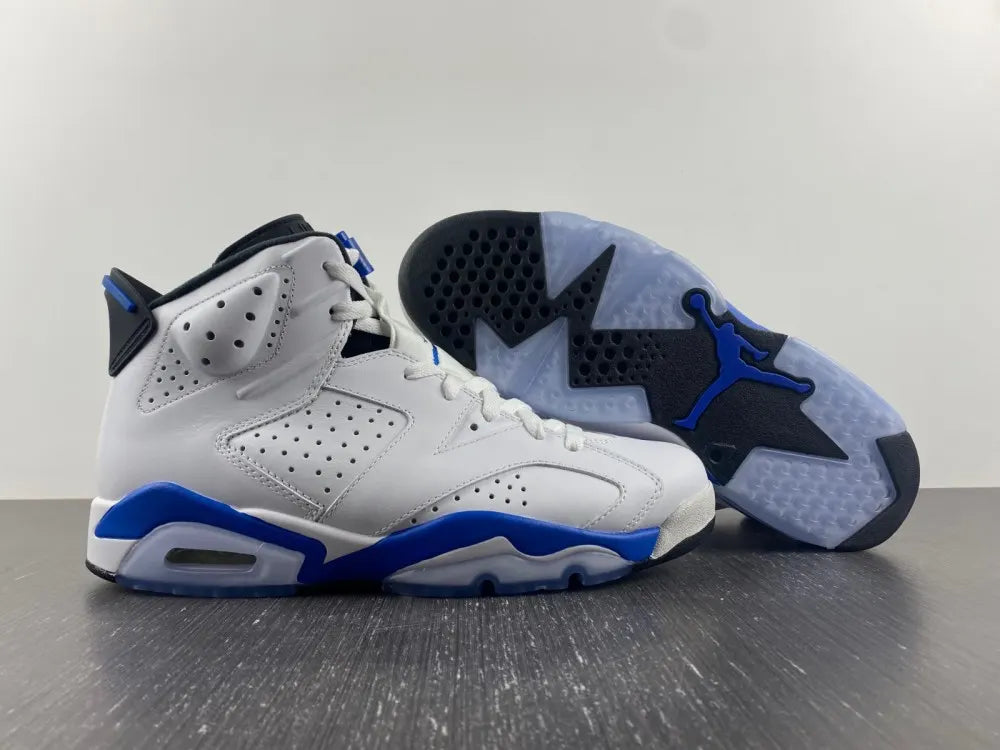 Air Jordan 6 White Blue - Hình 7