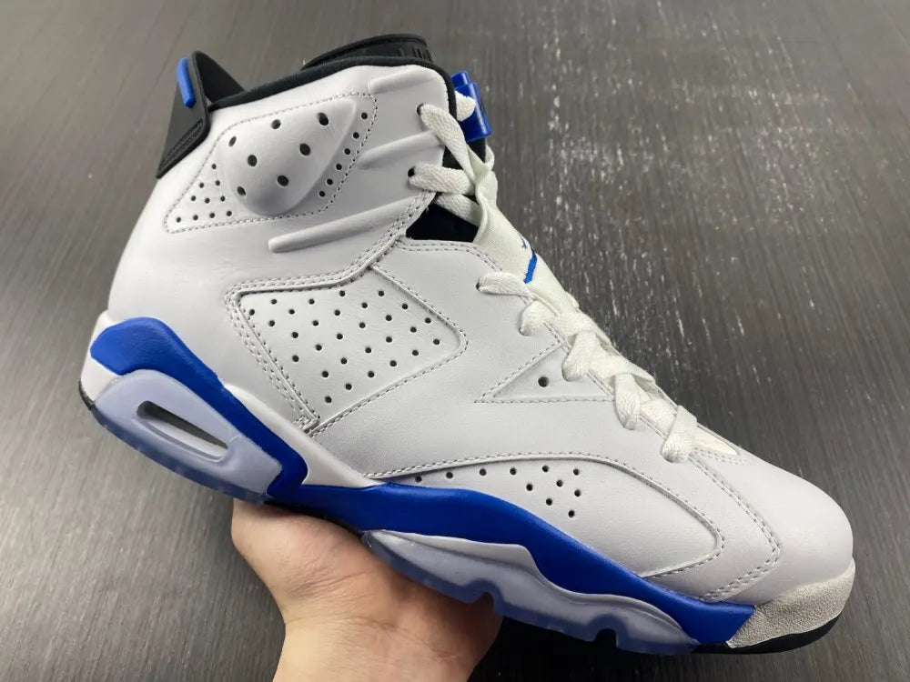 Air Jordan 6 White Blue - Hình 9