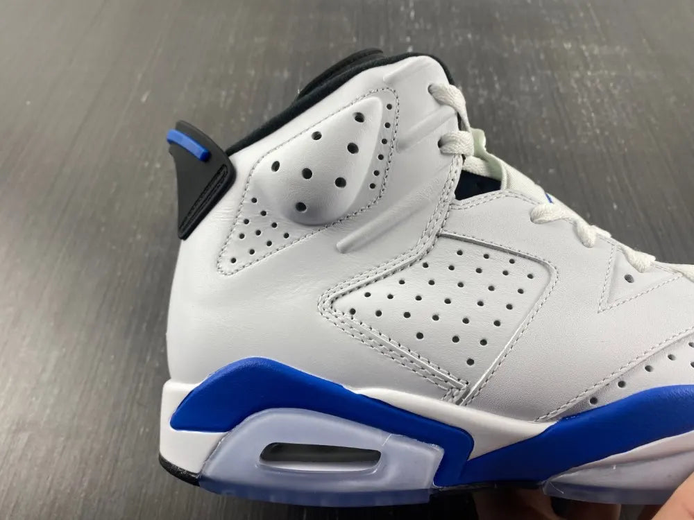 Air Jordan 6 White Blue - Hình 4