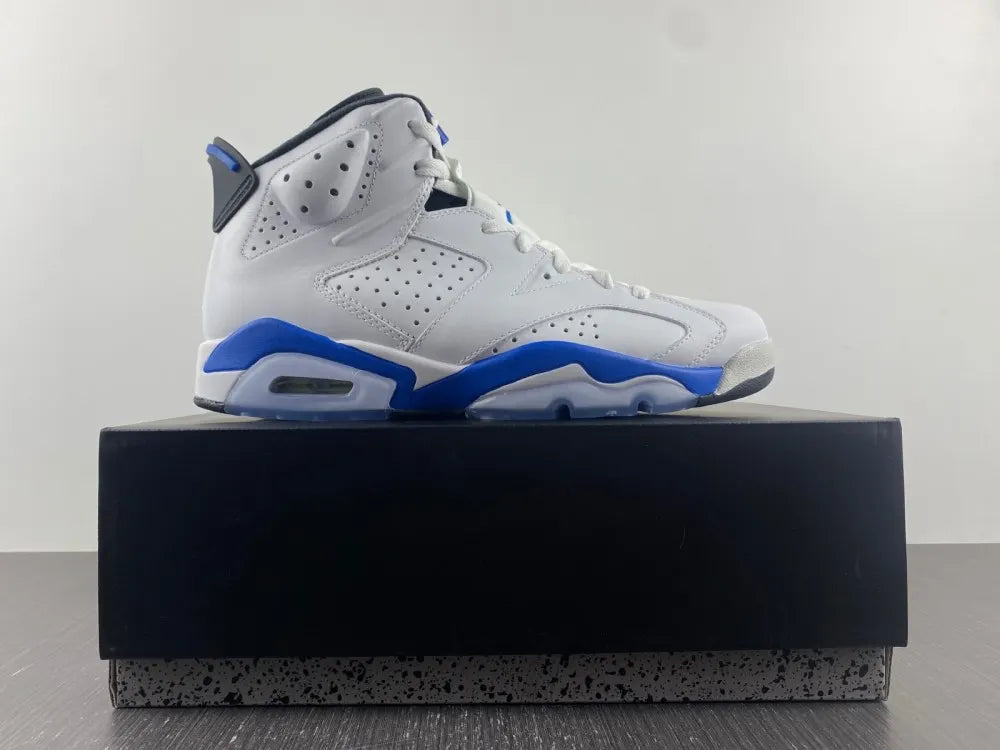 Air Jordan 6 White Blue - Hình 11