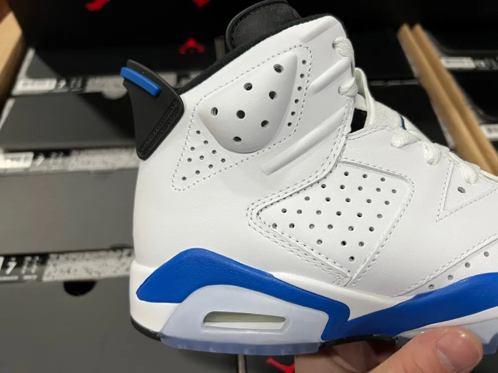 Air Jordan 6 White Blue - Hình 16