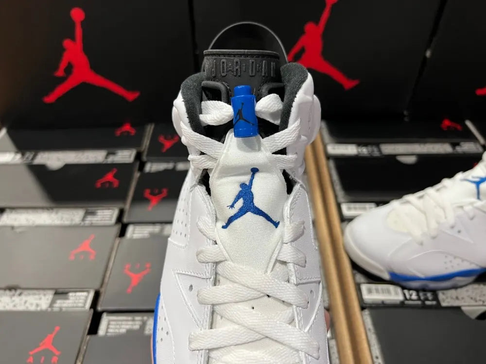 Air Jordan 6 White Blue - Hình 18