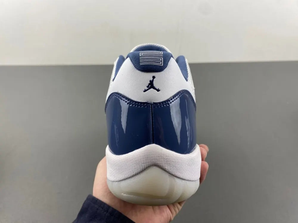 Air Jordan 11 Low Navy White - Hình 8
