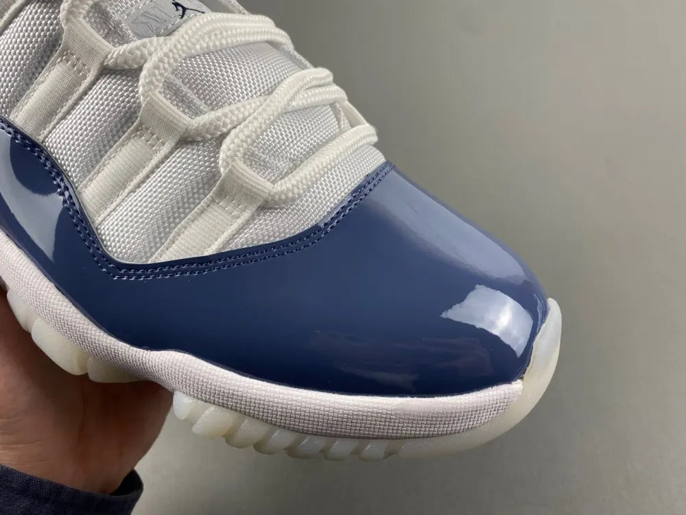 Air Jordan 11 Low Navy White - Hình 13