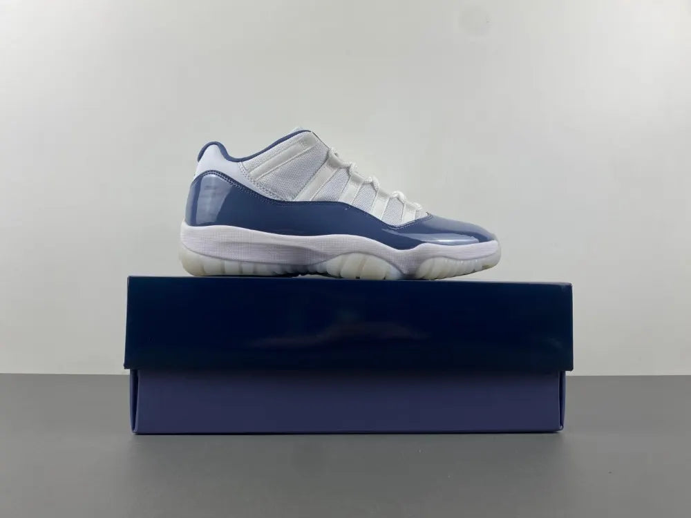 Air Jordan 11 Low Navy White - Hình 2