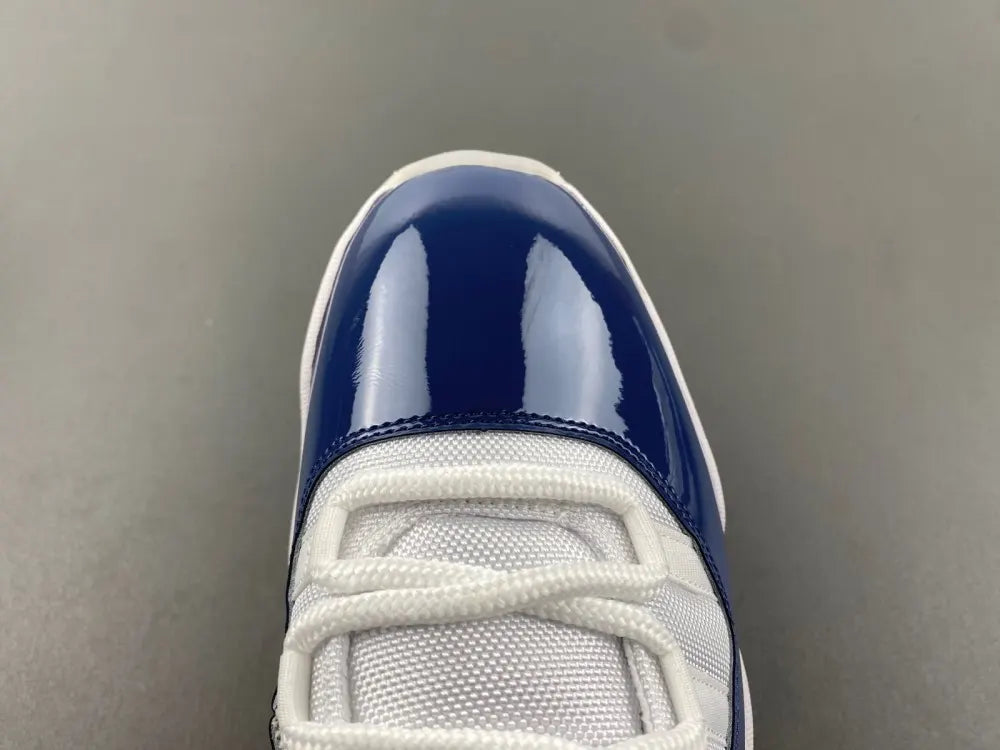 Air Jordan 11 Low Navy White - Hình 10