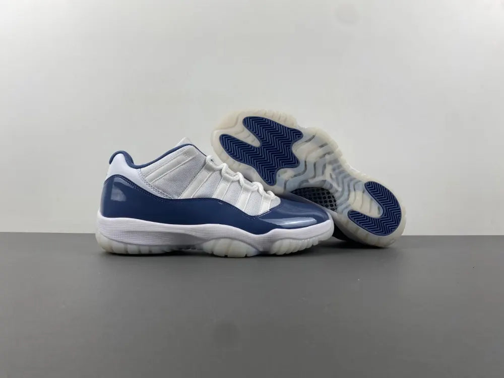 Air Jordan 11 Low Navy White - Hình 15