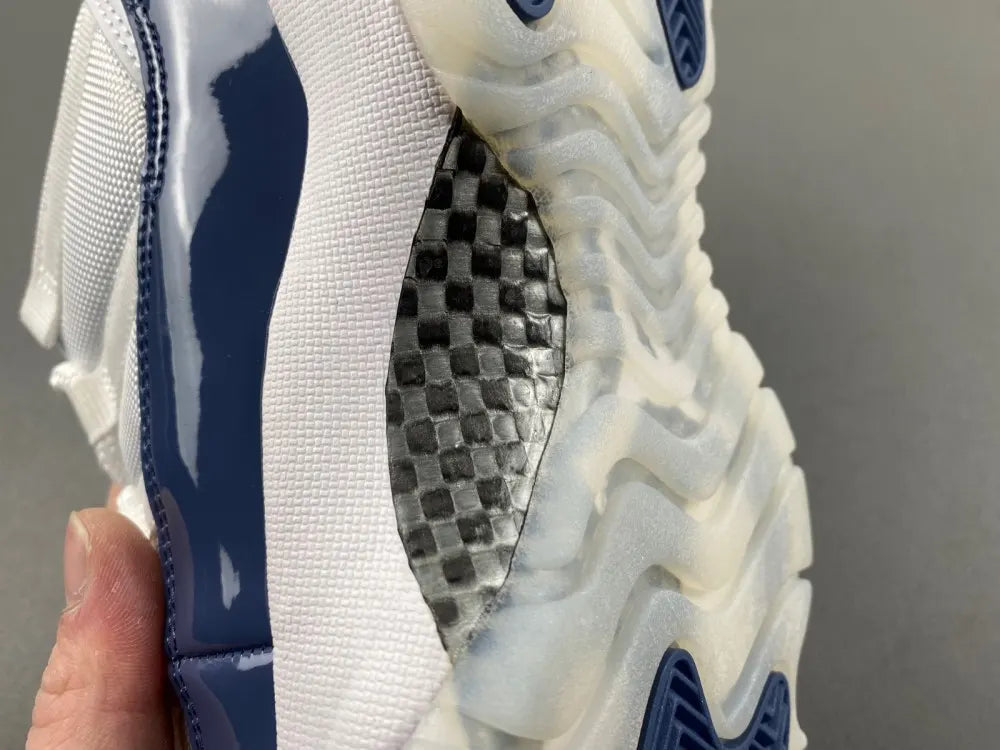 Air Jordan 11 Low Navy White - Hình 6