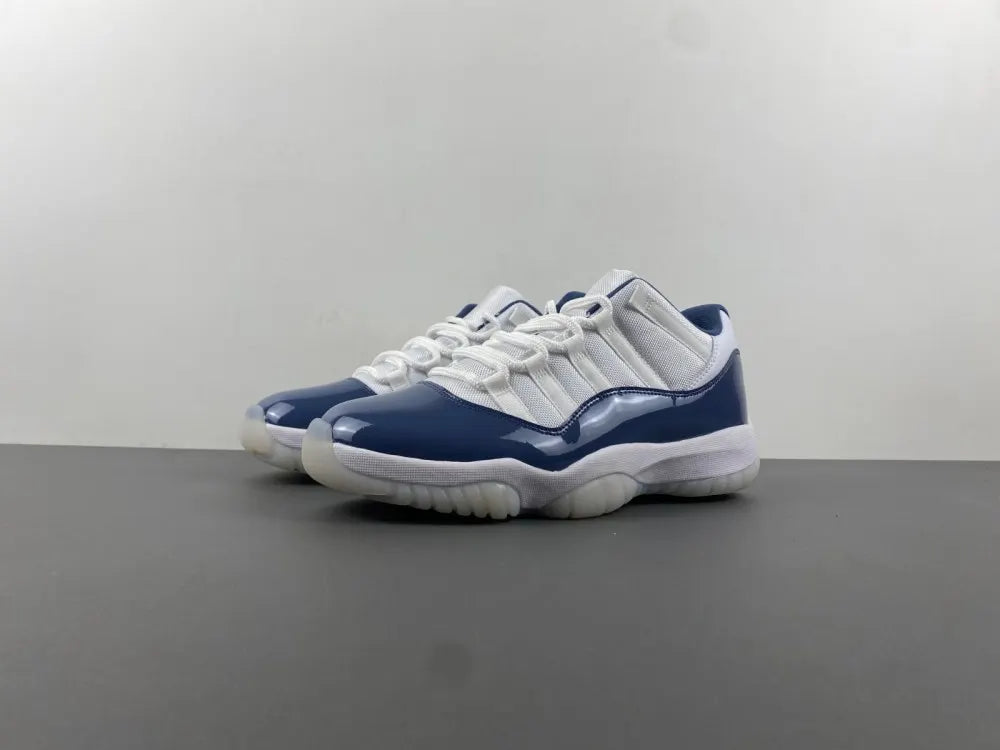 Air Jordan 11 Low Navy White - Hình 17