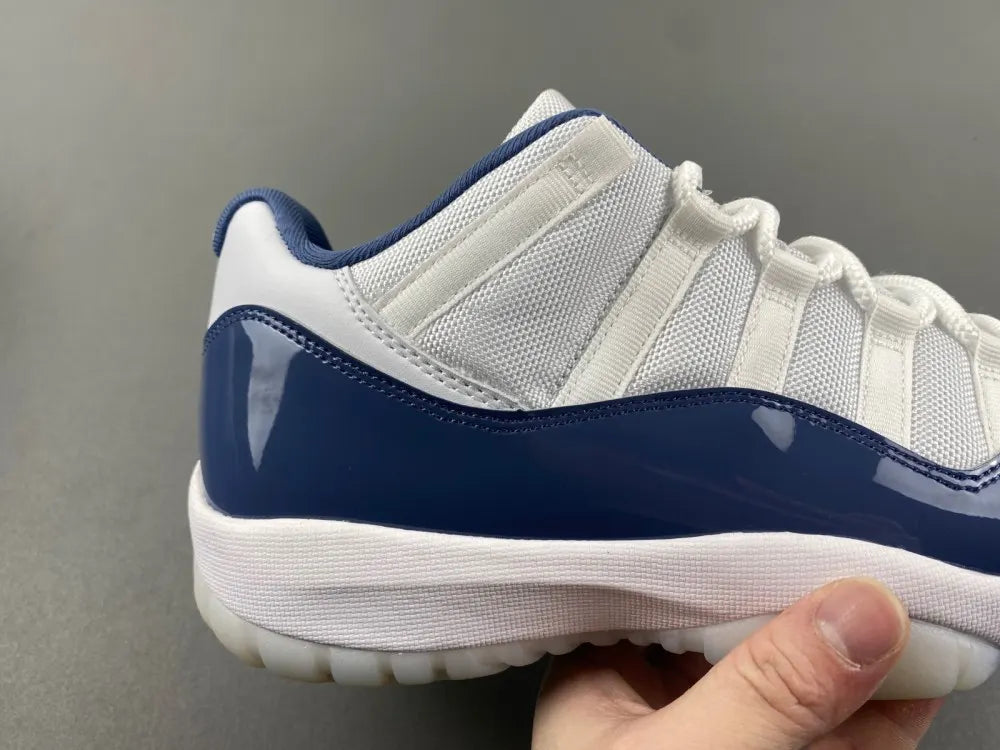 Air Jordan 11 Low Navy White - Hình 14